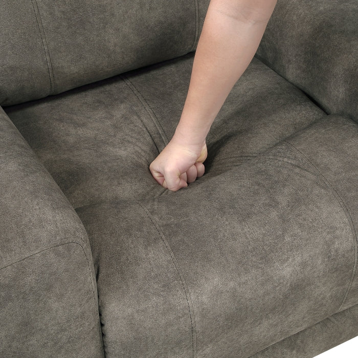 9635BR*2 2pc Set: Sofa, Love - 9635BR*2