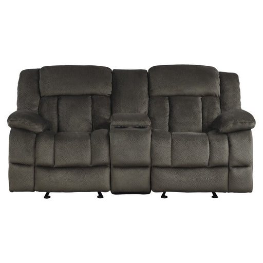 9636-2 Double Glider Reclining Love Seat with Center Console - 9636-2