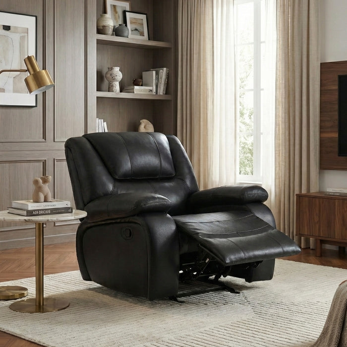 9639BK-1 Glider Reclining Chair - 9639BK-1