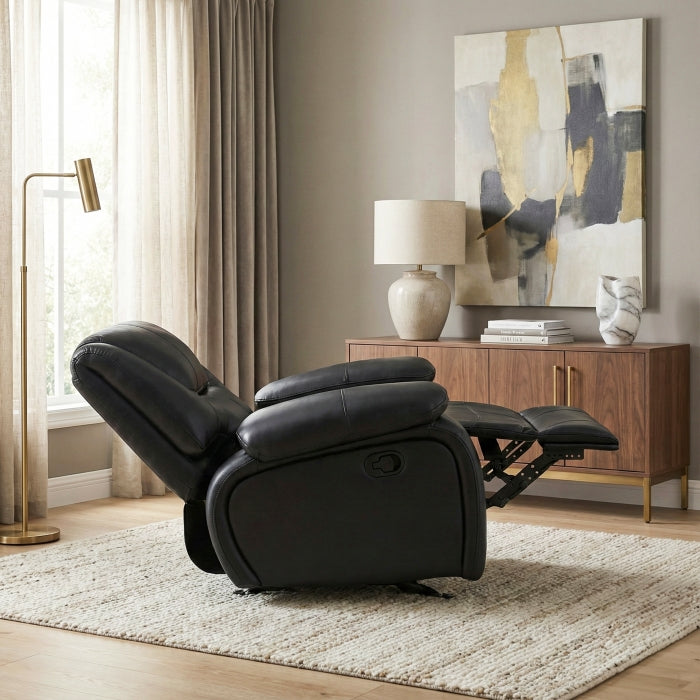 9639BK-1 Glider Reclining Chair - 9639BK-1