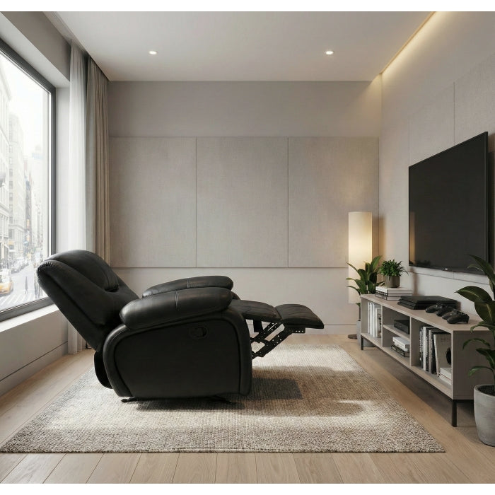 9639BK-1 Glider Reclining Chair - 9639BK-1