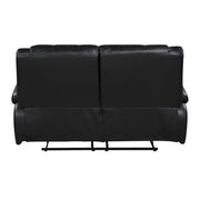 9639BK*2 2pc Set: Sofa, Love - 9639BK*2