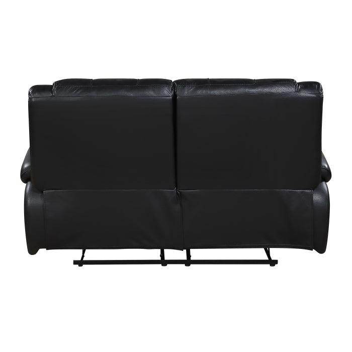 9639BK-2 Double Reclining Love Seat - 9639BK-2
