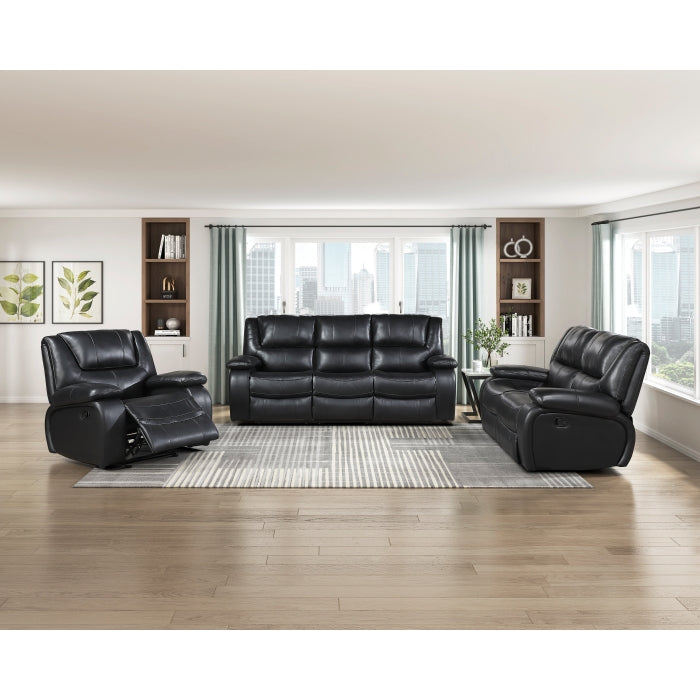 9639BK-3 Double Reclining Sofa - 9639BK-3
