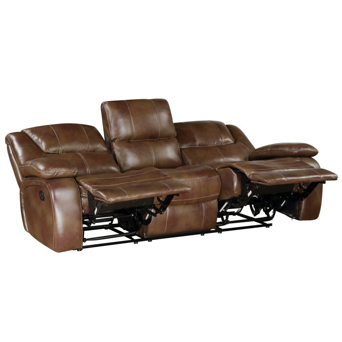 9639BR*2 2pc Set: Sofa, Love - 9639BR*2