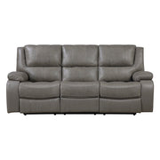 9639GY*2 2pc Set: Sofa, Love - 9639GY*2