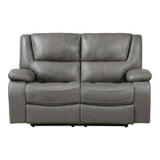 9639GY*2 2pc Set: Sofa, Love - 9639GY*2