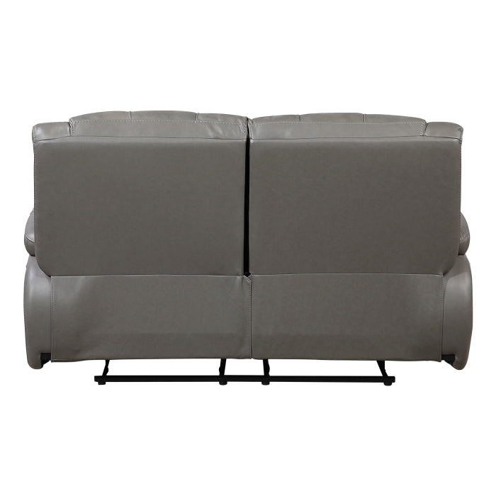 9639GY*2 2pc Set: Sofa, Love - 9639GY*2