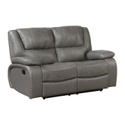 9639GY-2 Double Reclining Love Seat - 9639GY-2