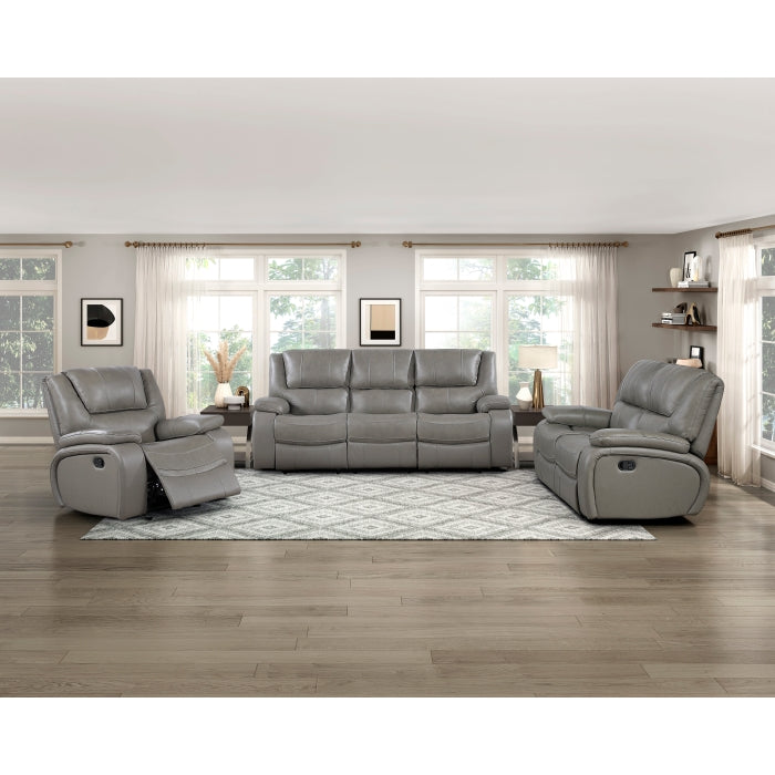 9639GY-3 Double Reclining Sofa - 9639GY-3