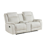 9646BE-2 Double Reclining Love Seat with Center Console - 9646BE-2