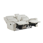 9646BE-2 Double Reclining Love Seat with Center Console - 9646BE-2