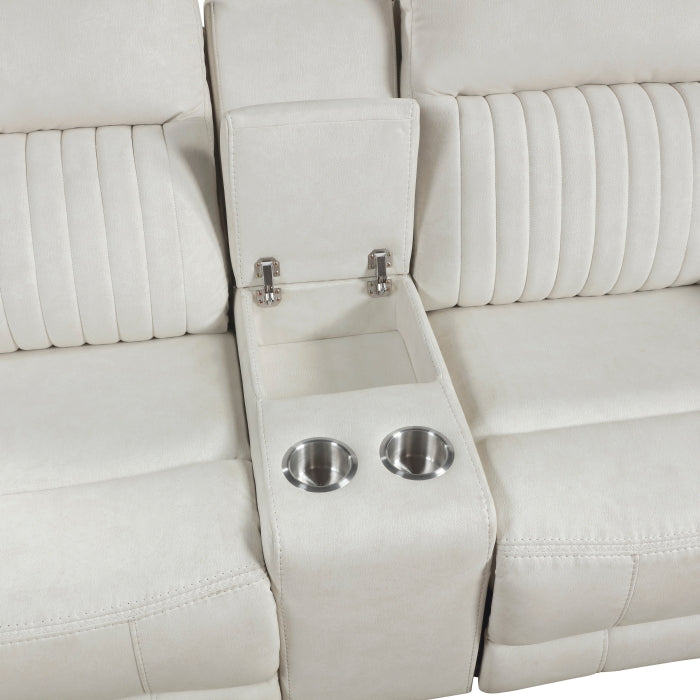 9646BE-2 Double Reclining Love Seat with Center Console - 9646BE-2