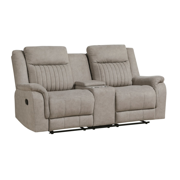 9646DV-2 Double Reclining Love Seat with Center Console - 9646DV-2