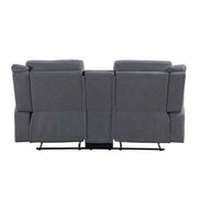 9646GY*2 2pc Set: Sofa, Love - 9646GY*2