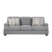 9648GY*2 2pc Set: Sofa, Love - 9648GY*2