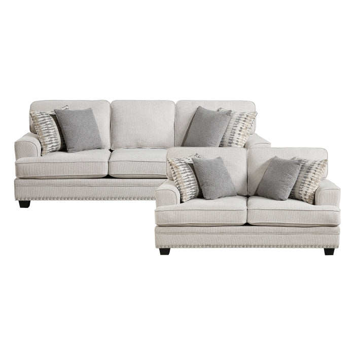 9648SN*2 2pc Set: Sofa, Love - 9648SN*2