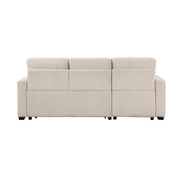 9649BE*SC (3)3-Piece Reversible Sectional with Pull-out Bed and Hidden Storage - 9649BE*SC