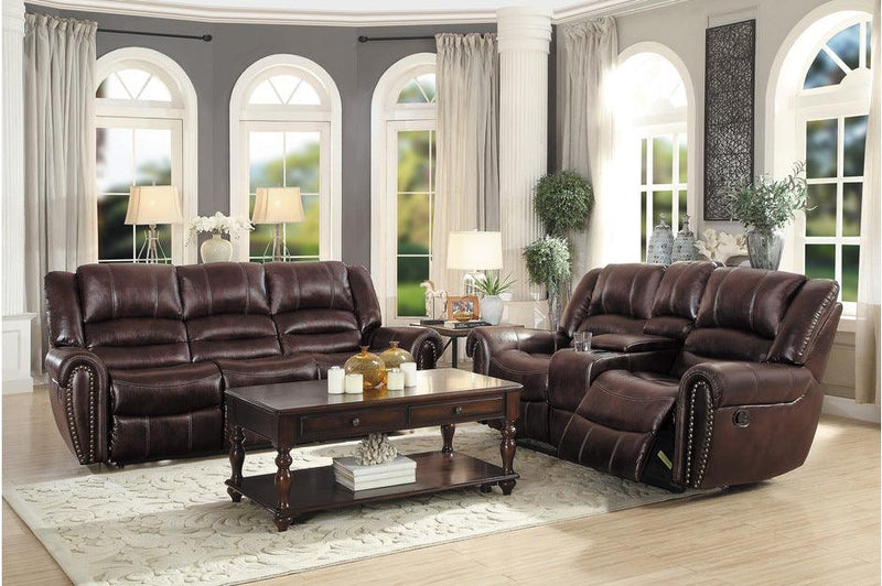 Center Hill Double Reclining Sofa 9668Ndb-3 | Homelegance