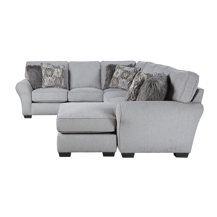 9679GY*SC (2)2-Piece Reversible Sectional - 9679GY*SC