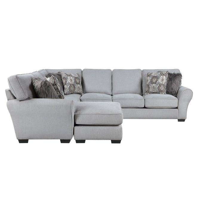 9679GY*SC (2)2-Piece Reversible Sectional - 9679GY*SC