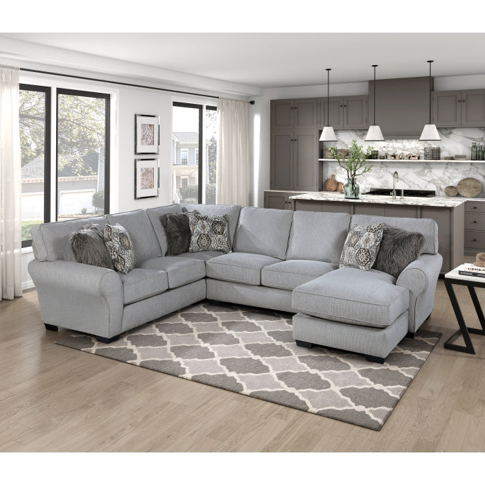 9679GY*SC (2)2-Piece Reversible Sectional - 9679GY*SC