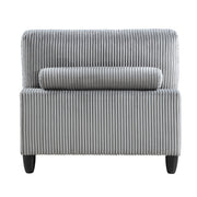 9688GY*52CR2ACOT (5)5-Piece Modular Sectional with Ottoman - 9688GY*52CR2ACOT
