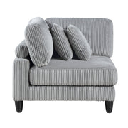 9688GY*62CR2AC2OT (6)6-Piece Modular Sectional with Ottomans - 9688GY*62CR2AC2OT