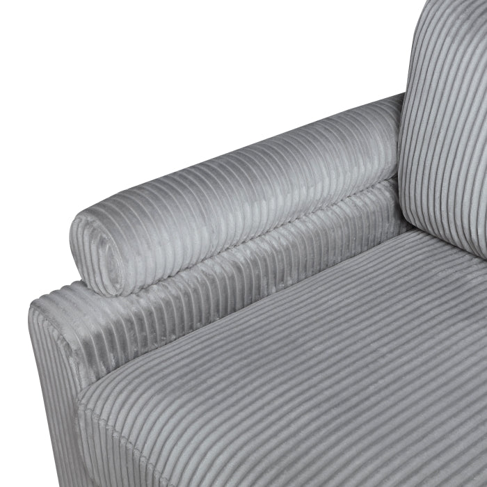 9688GY*62CR2AC2OT (6)6-Piece Modular Sectional with Ottomans - 9688GY*62CR2AC2OT