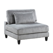 9688GY*62CR2AC2OT (6)6-Piece Modular Sectional with Ottomans - 9688GY*62CR2AC2OT