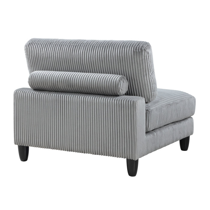 9688GY*62CR2AC2OT (6)6-Piece Modular Sectional with Ottomans - 9688GY*62CR2AC2OT
