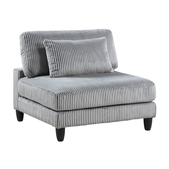 9688GY-AC Armless Chair - 9688GY-AC