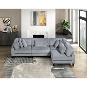 9688GY-AC Armless Chair - 9688GY-AC