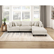 9688NBE*42CRACOT (4)4-Piece Modular Sectional with Ottoman - 9688NBE*42CRACOT