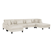 9688NBE*62CR2AC2OT (6)6-Piece Modular Sectional with Ottomans - 9688NBE*62CR2AC2OT