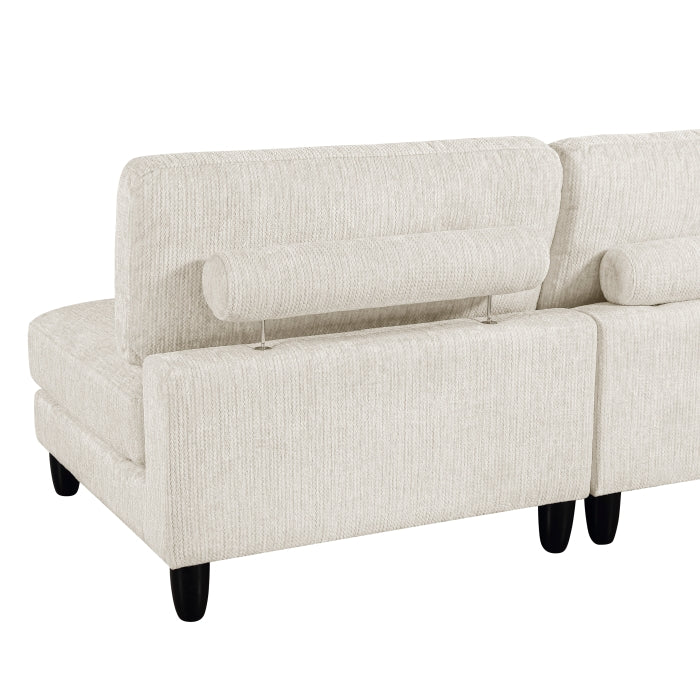 9688NBE*62CR3ACOT (6)6-Piece Modular Sectional with Ottoman - 9688NBE*62CR3ACOT