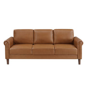 9690BRW*2 2pc Set: Sofa, Love - 9690BRW*2