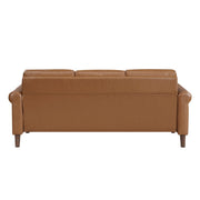 9690BRW*2 2pc Set: Sofa, Love - 9690BRW*2