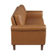 9690BRW*2 2pc Set: Sofa, Love - 9690BRW*2
