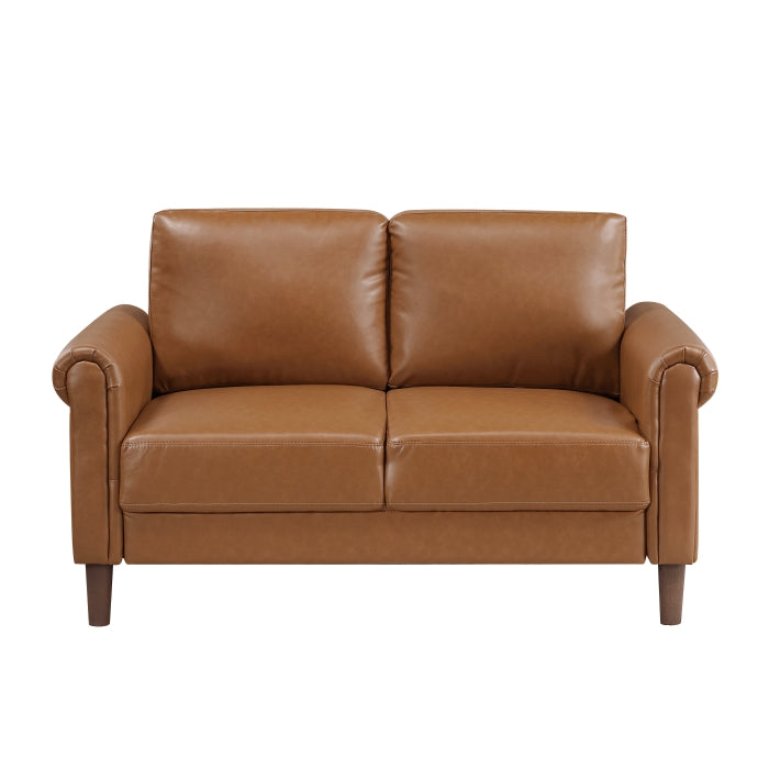 9690BRW-2 Love Seat - 9690BRW-2