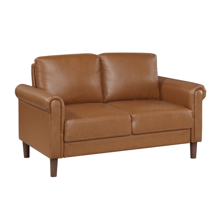 9690BRW-2 Love Seat - 9690BRW-2