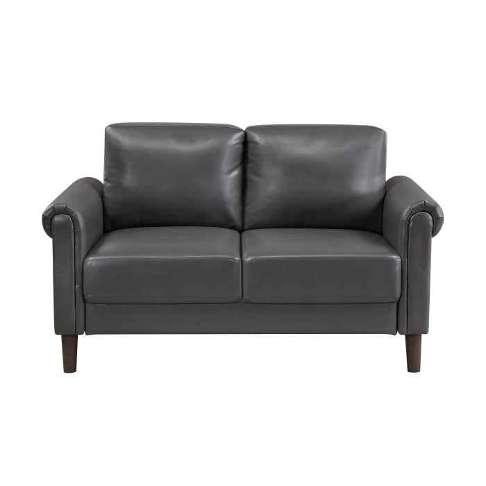 9690DGY*2 2pc Set: Sofa, Love - 9690DGY*2