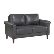 9690DGY*2 2pc Set: Sofa, Love - 9690DGY*2