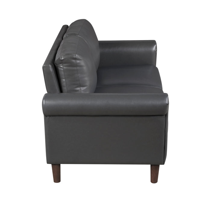 9690DGY*2 2pc Set: Sofa, Love - 9690DGY*2