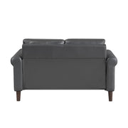9690DGY*2 2pc Set: Sofa, Love - 9690DGY*2