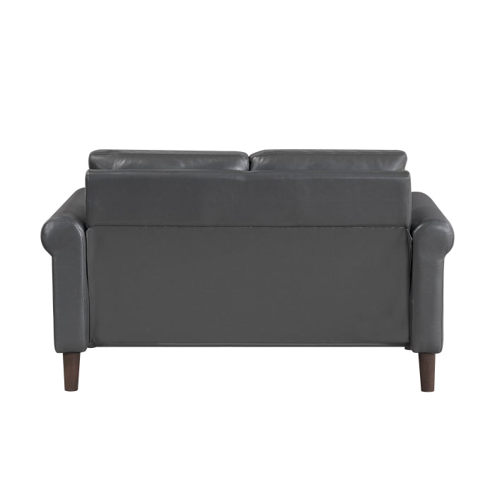 9690DGY*2 2pc Set: Sofa, Love - 9690DGY*2