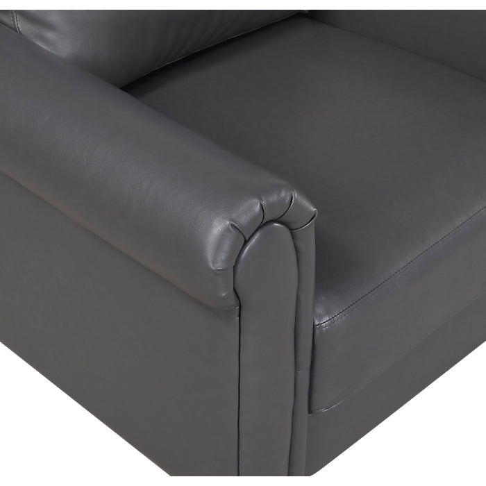 9690DGY*2 2pc Set: Sofa, Love - 9690DGY*2