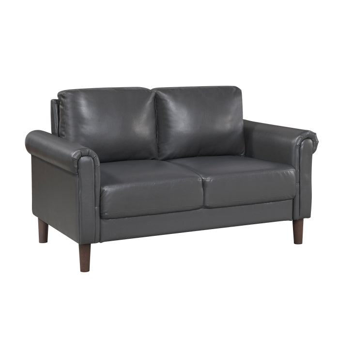 9690DGY-2 Love Seat - 9690DGY-2