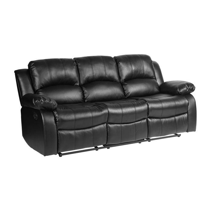 Granley Black 3 Piece Living Room Set 9700Blk-3-2-1 | Homelegance