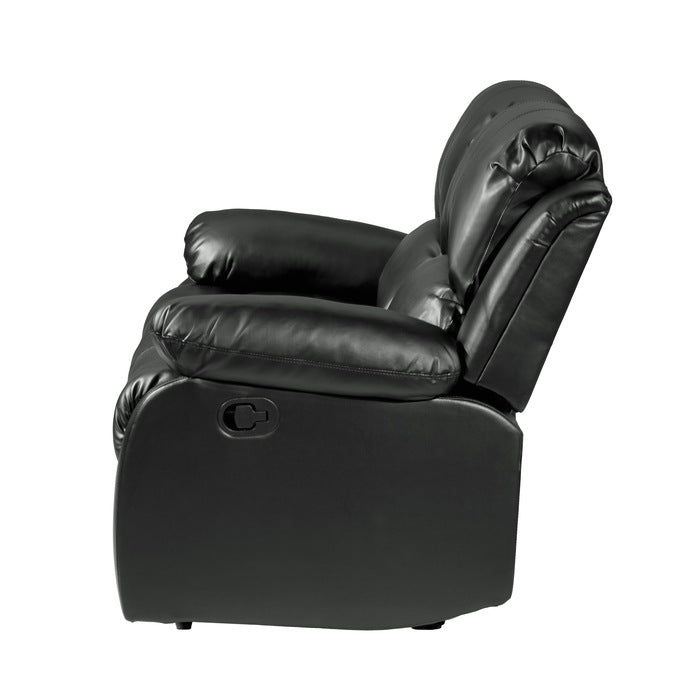 9700BLK-2 Double Reclining Love Seat - 9700BLK-2